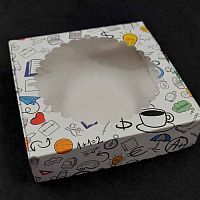Коробка складная "Школа" 11,5*11,5*3см