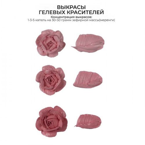 Гелевый краситель БИОХРОМ Бургунди, 100г. фото 2